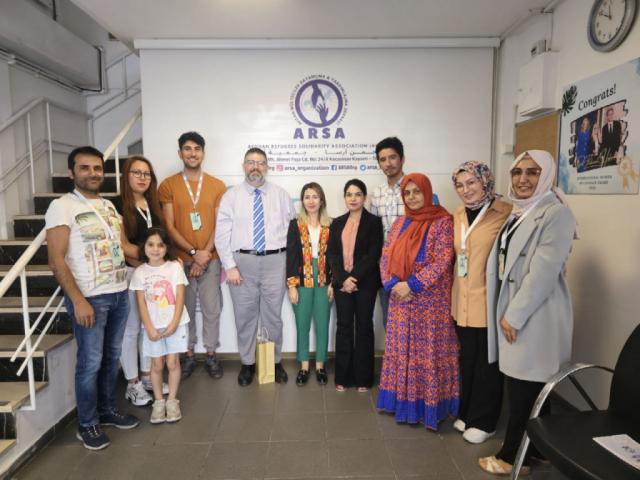 Mario Crifo, Public Affairs Councelor of US Mission in Afghanistan, Visits ARSA Association